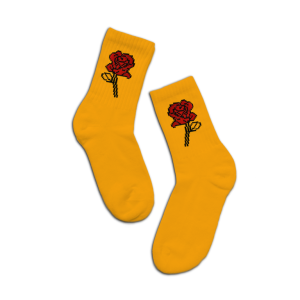 Rosa rossa Socks