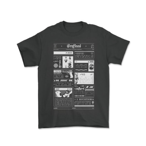 T-SHIRT PREFISSI BLACK