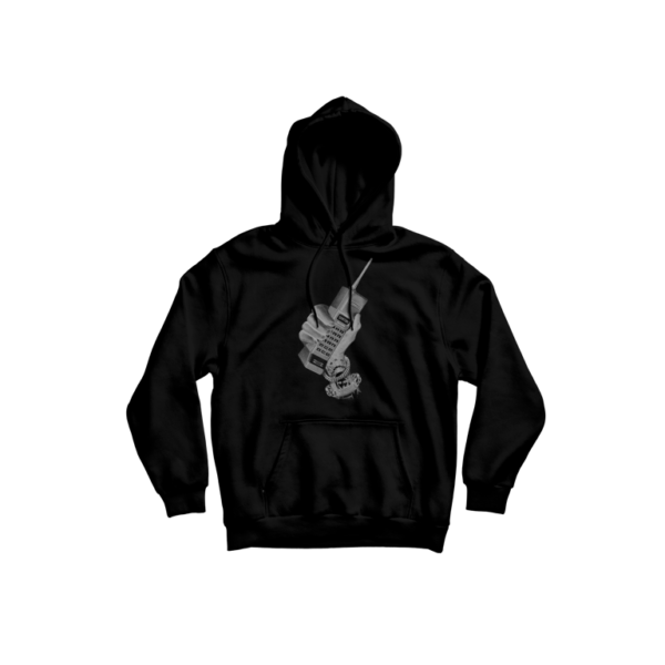 TRAP PHONE BLACK HOODIE