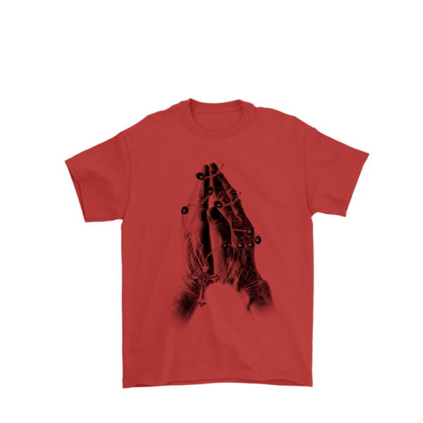 T-SHIRT PRAY RED
