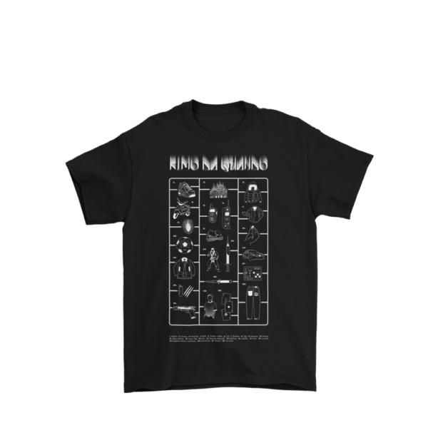 RIMO DA QUANDO BLACK T-SHIRT