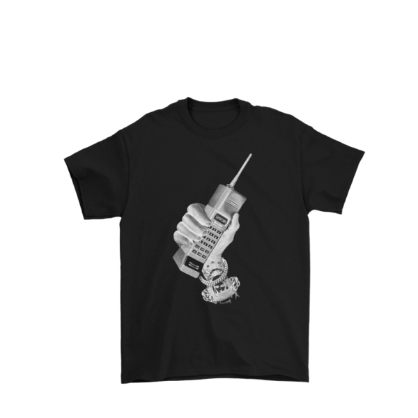T-SHIRT TRAP-PHONE BLACK
